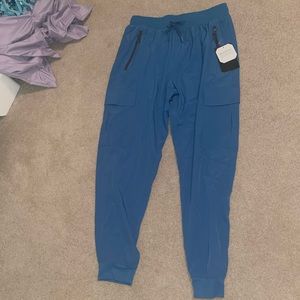Blue sweatpants/hiking pants, AM